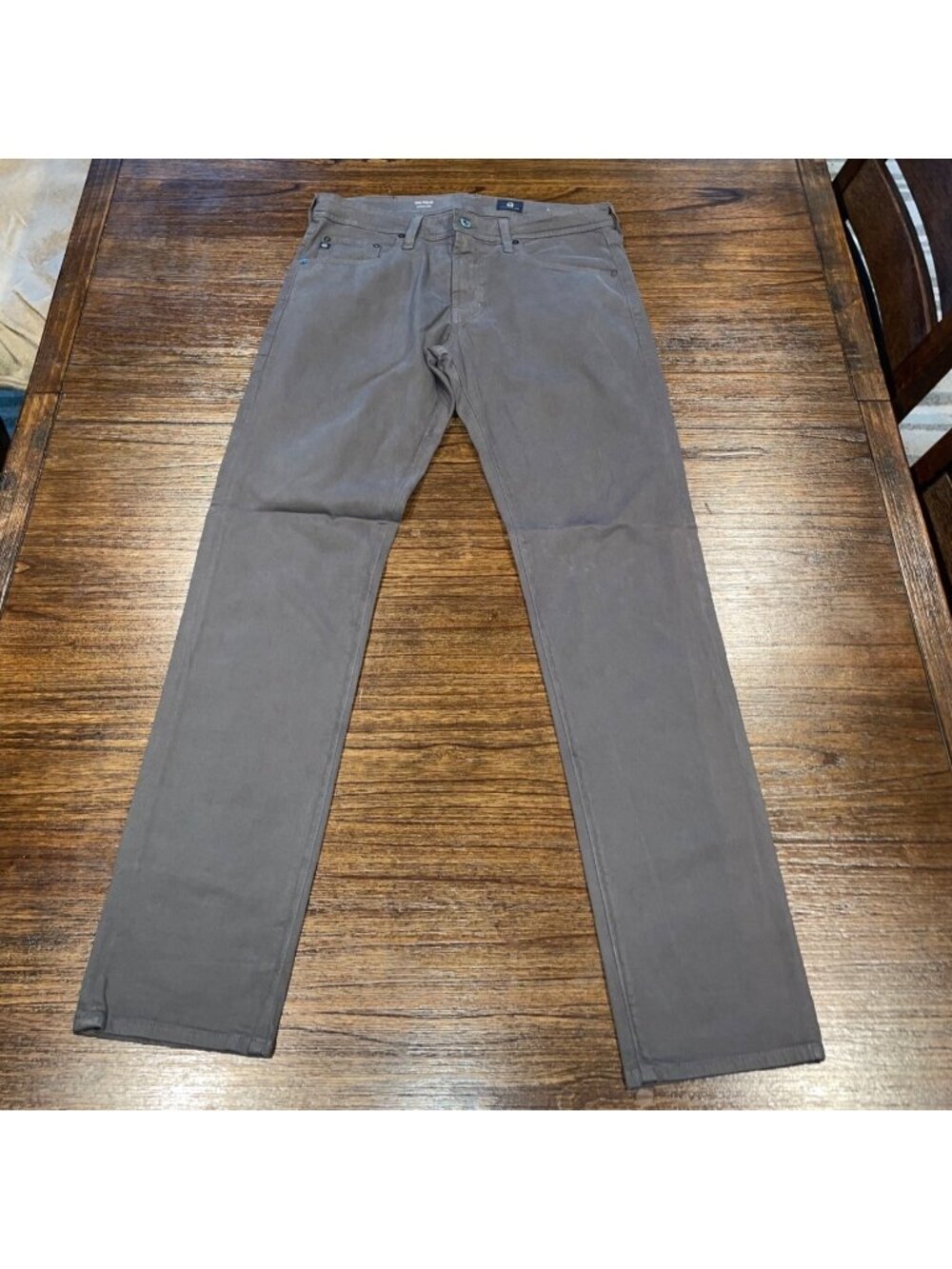 AG Tellis Modern Slim Pant 32x32.5 SUD Smoke Gray Chino Office Workwear Stretch